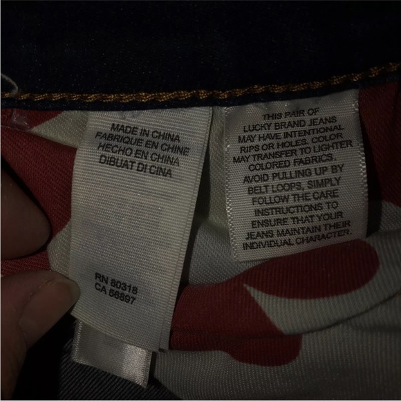 NWT Lucky Brand Brooke Straight Mid Rise Slim Fit Jeans Womens Size 0  25 R - Picture 6 of 13